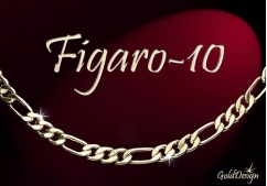 Figaro 10 - náramek zlacený